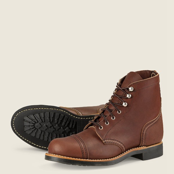 Red Wing Heritage Bot Bayan - Iron Ranger - Short Harness Deri - Kahverengi - 31MBVWGON